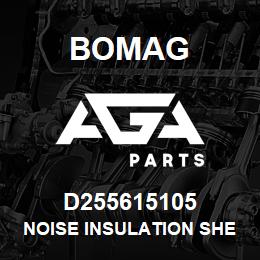 D255615105 Bomag Noise insulation sheet | AGA Parts