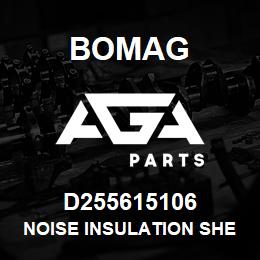 D255615106 Bomag Noise insulation sheet | AGA Parts