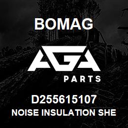 D255615107 Bomag Noise insulation sheet | AGA Parts