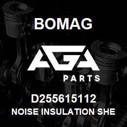 D255615112 Bomag Noise insulation sheet | AGA Parts