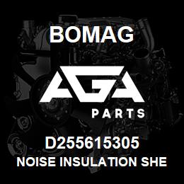 D255615305 Bomag Noise insulation sheet | AGA Parts