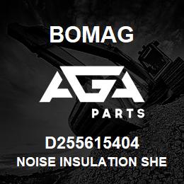 D255615404 Bomag Noise insulation sheet | AGA Parts