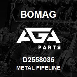 D2558035 Bomag Metal pipeline | AGA Parts