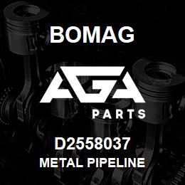 D2558037 Bomag Metal pipeline | AGA Parts