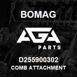 D255900302 Bomag Comb attachment | AGA Parts