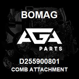 D255900801 Bomag Comb attachment | AGA Parts