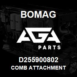 D255900802 Bomag Comb attachment | AGA Parts