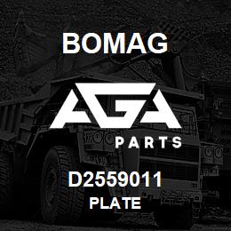 D2559011 Bomag Plate | AGA Parts