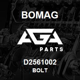 D2561002 Bomag Bolt | AGA Parts