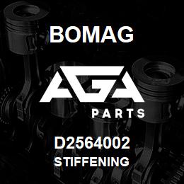 D2564002 Bomag Stiffening | AGA Parts