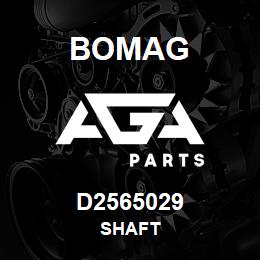 D2565029 Bomag Shaft | AGA Parts