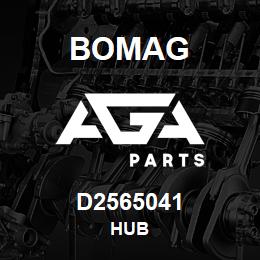 D2565041 Bomag Hub | AGA Parts