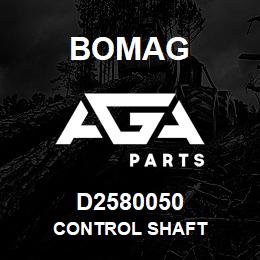 D2580050 Bomag Control shaft | AGA Parts