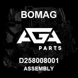 D258008001 Bomag Assembly | AGA Parts