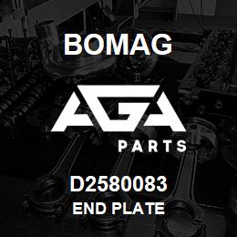 D2580083 Bomag End plate | AGA Parts