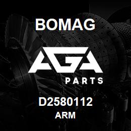 D2580112 Bomag Arm | AGA Parts