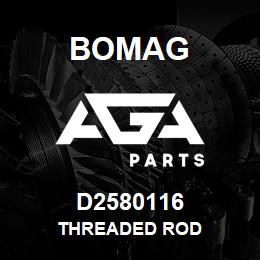 D2580116 Bomag Threaded rod | AGA Parts