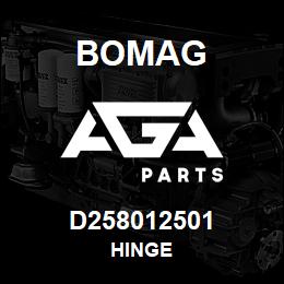 D258012501 Bomag Hinge | AGA Parts