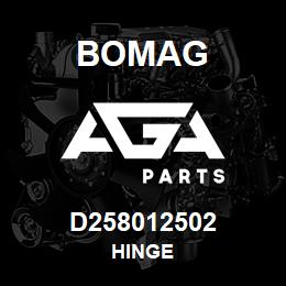 D258012502 Bomag Hinge | AGA Parts