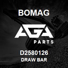 D2580126 Bomag Draw bar | AGA Parts