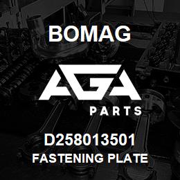 D258013501 Bomag Fastening plate | AGA Parts