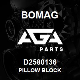 D2580136 Bomag Pillow block | AGA Parts