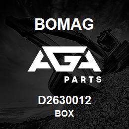 D2630012 Bomag Box | AGA Parts