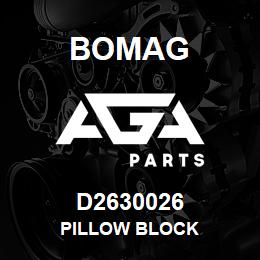 D2630026 Bomag Pillow block | AGA Parts