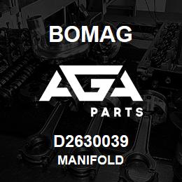 D2630039 Bomag Manifold | AGA Parts