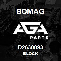 D2630093 Bomag Block | AGA Parts