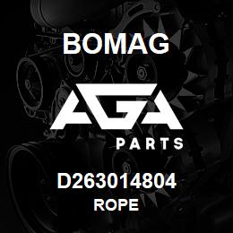 D263014804 Bomag Rope | AGA Parts