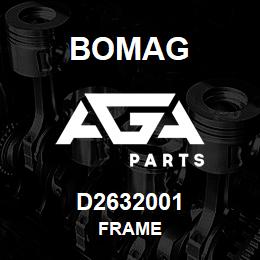 D2632001 Bomag Frame | AGA Parts