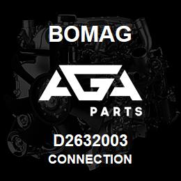 D2632003 Bomag Connection | AGA Parts