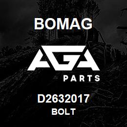 D2632017 Bomag Bolt | AGA Parts