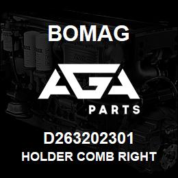 D263202301 Bomag Holder comb right | AGA Parts