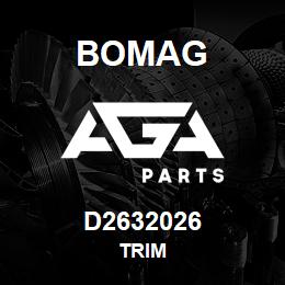 D2632026 Bomag Trim | AGA Parts