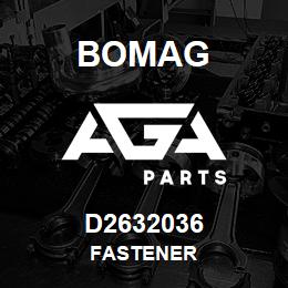 D2632036 Bomag Fastener | AGA Parts