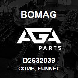 D2632039 Bomag Comb, funnel | AGA Parts