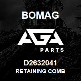 D2632041 Bomag Retaining comb | AGA Parts