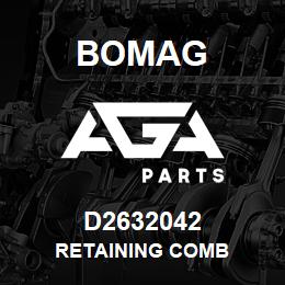 D2632042 Bomag Retaining comb | AGA Parts