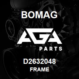 D2632048 Bomag Frame | AGA Parts