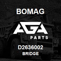 D2636002 Bomag Bridge | AGA Parts