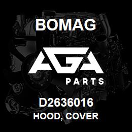 D2636016 Bomag Hood, cover | AGA Parts