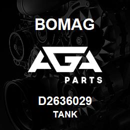 D2636029 Bomag Tank | AGA Parts