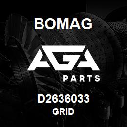 D2636033 Bomag Grid | AGA Parts