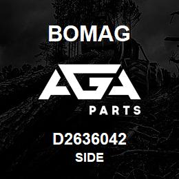 D2636042 Bomag Side | AGA Parts