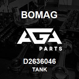 D2636046 Bomag Tank | AGA Parts