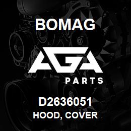 D2636051 Bomag Hood, cover | AGA Parts