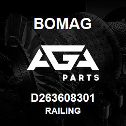 D263608301 Bomag Railing | AGA Parts