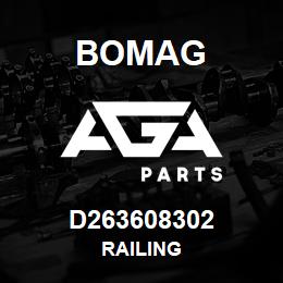 D263608302 Bomag Railing | AGA Parts